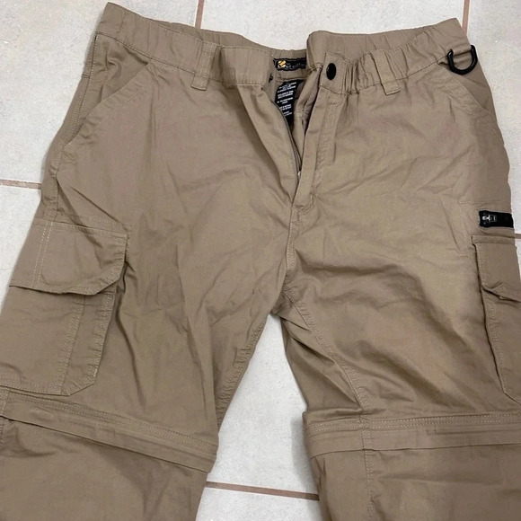 BC Clothing Mens Tan Hiking Nylon Convertible Pants Size XL - Picture 5 of 11